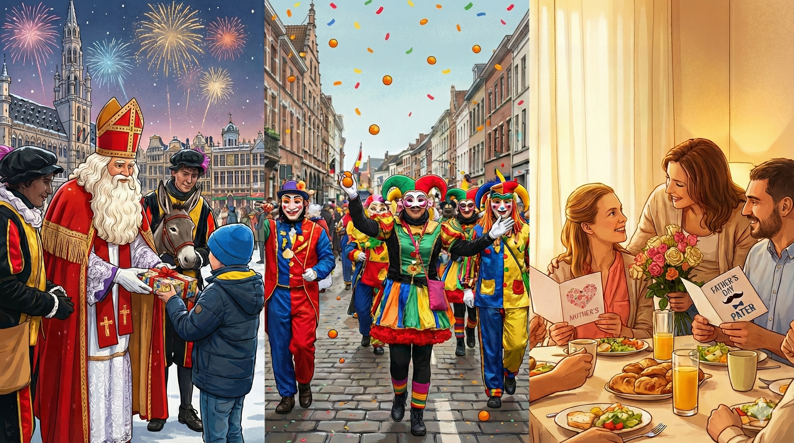 fêtes et tradiction belgique